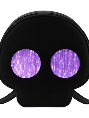 Women's Black Skull Shape Led Evening Bag Light Up Imported Crossbody Purse